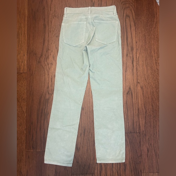 J. Crew Vintage Slim Straight Corduroy Mint Pants - Picture 2 of 4